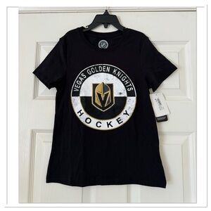 NHL Vegas Golden Knight Girls V-Neck T-Shirt Hockey